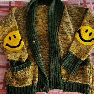 Kapital Smiley Face Cardigan